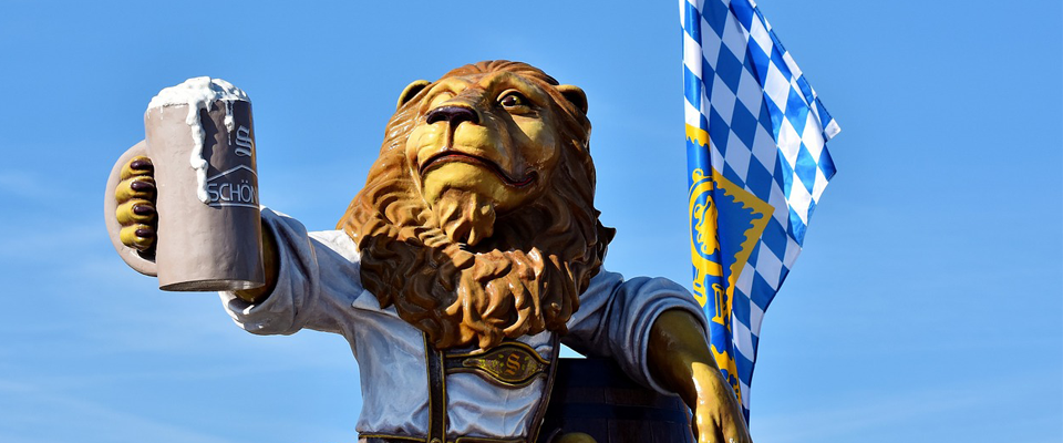 Lyon mascotte Löwenbräu
