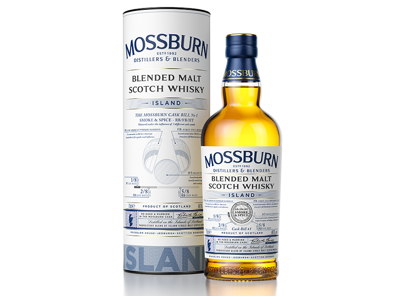 photo bouteille whisky mossburn