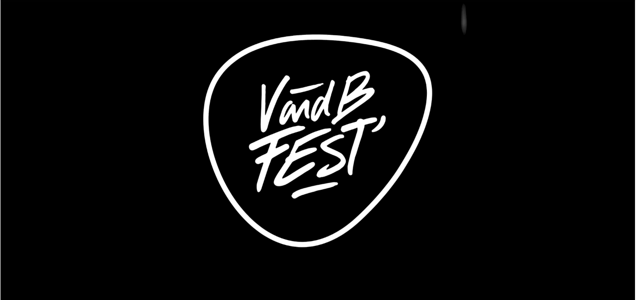 Logo du V and B Fest forme médiator
