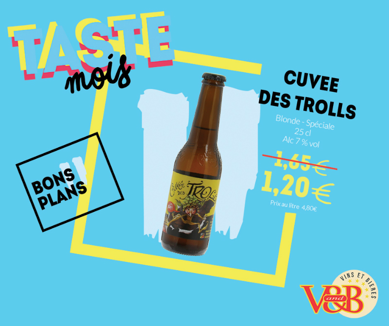 cuvée des trolls bière belge v and b
