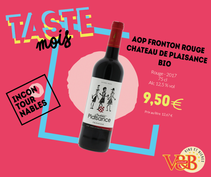 vin rouge aop fronton v and b