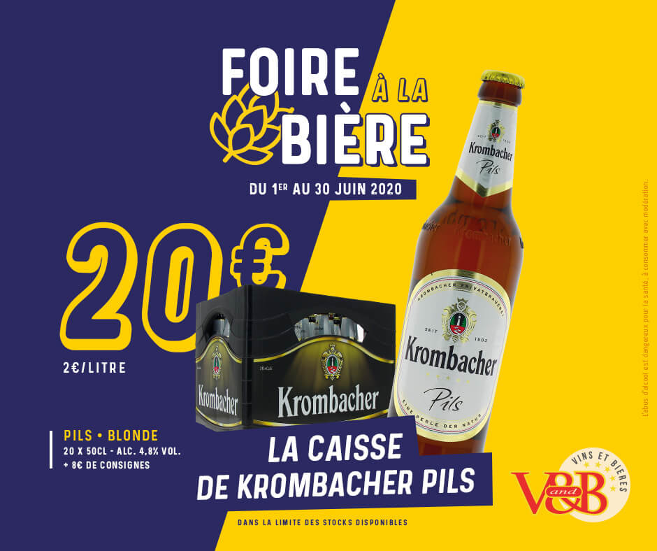 Foire à la bière 2020 - Caisse de Krombacher