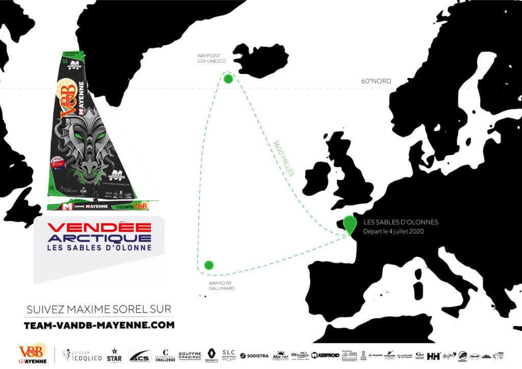 Carte course Vendée Arctique