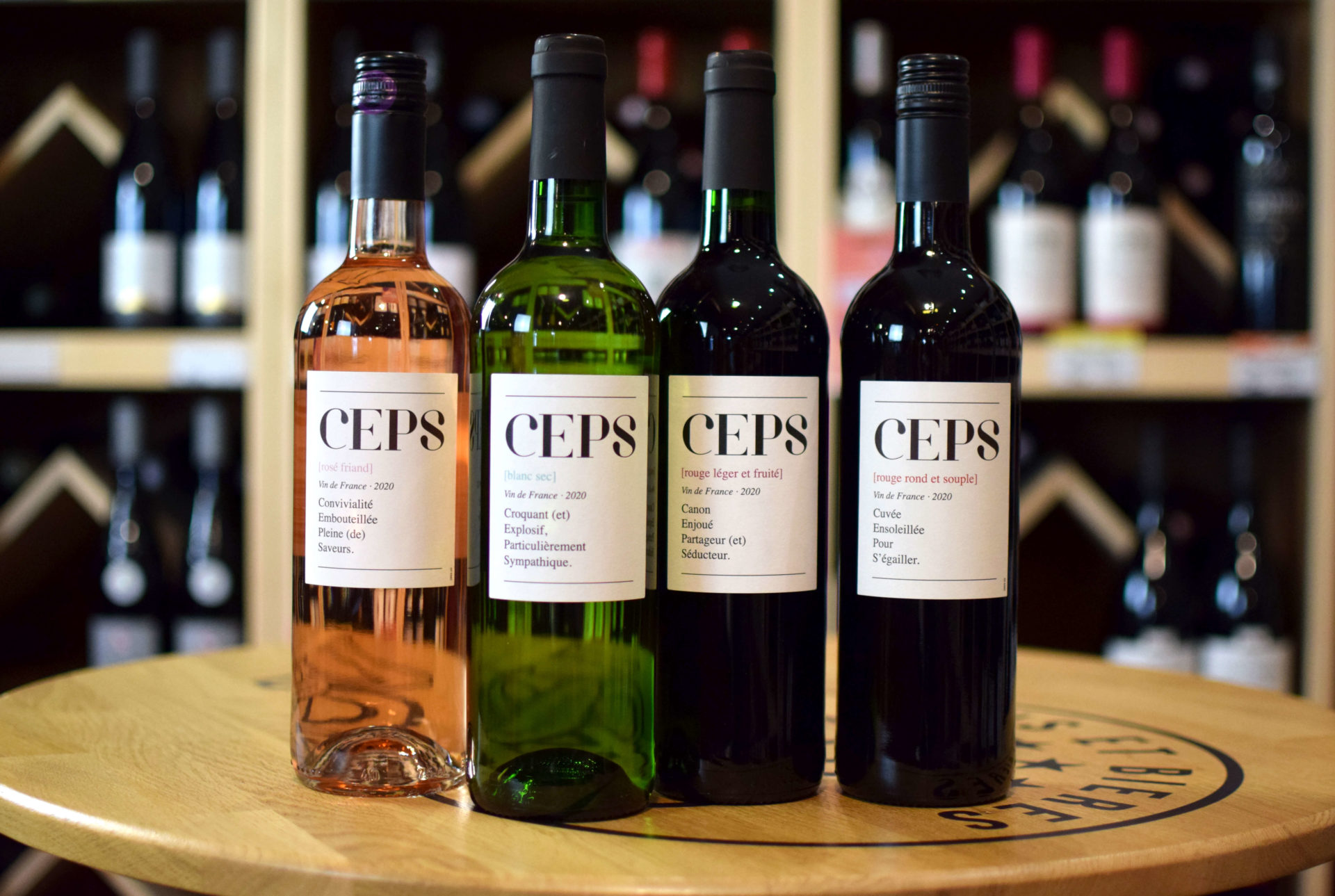 gamme de vins C.E.P.S