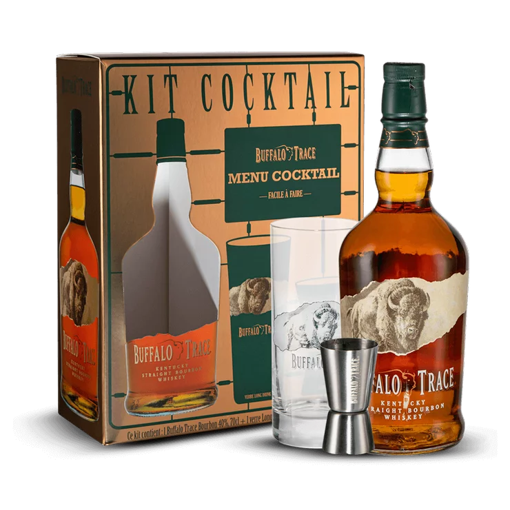 Coffret whisky à petit prix, Buffalo Trace cocktail Kit