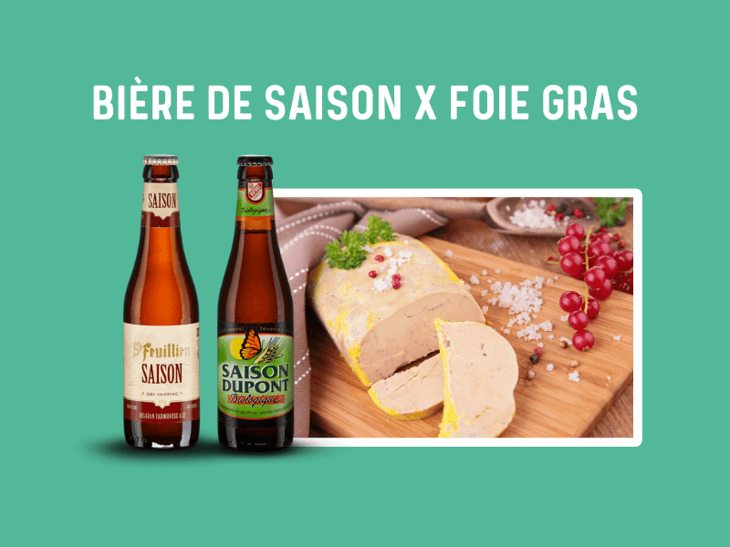 accord surprenant - bière de saison et foie gras