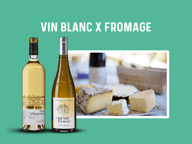 accord surprenant - vin blanc avec fromage