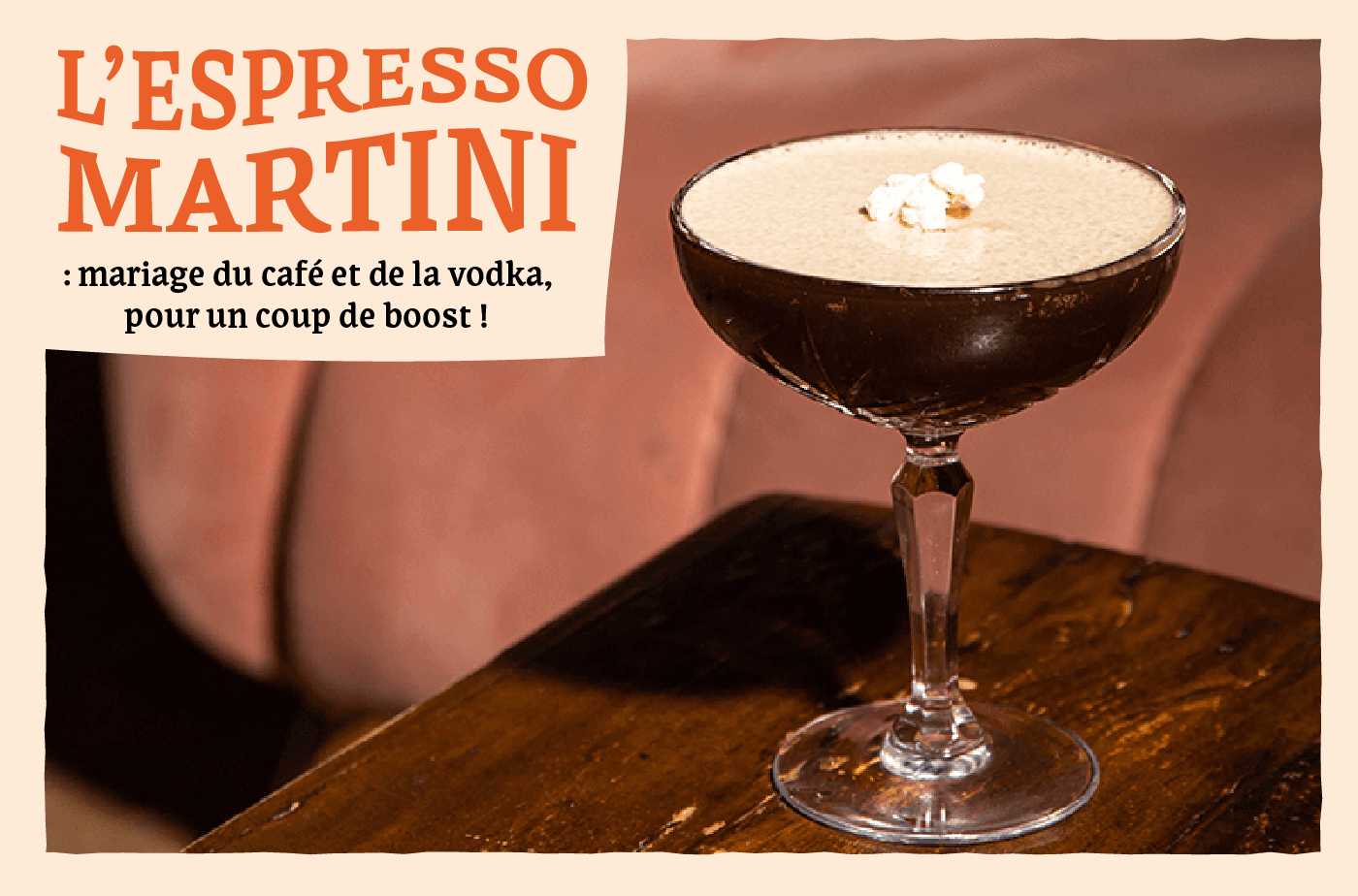 Couverture de l'article sur l'Espresso Martini par notre Levrette Café Nantes