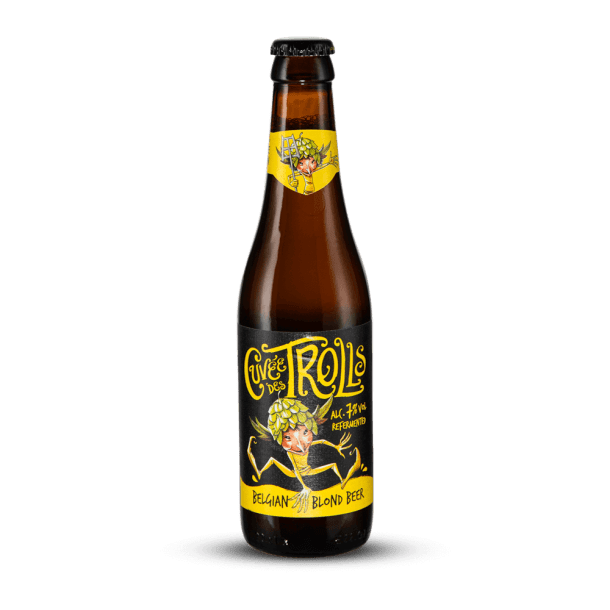 Cuvée des trolls bière blonde Belgian Pale ale de la brasserie Dubuisson